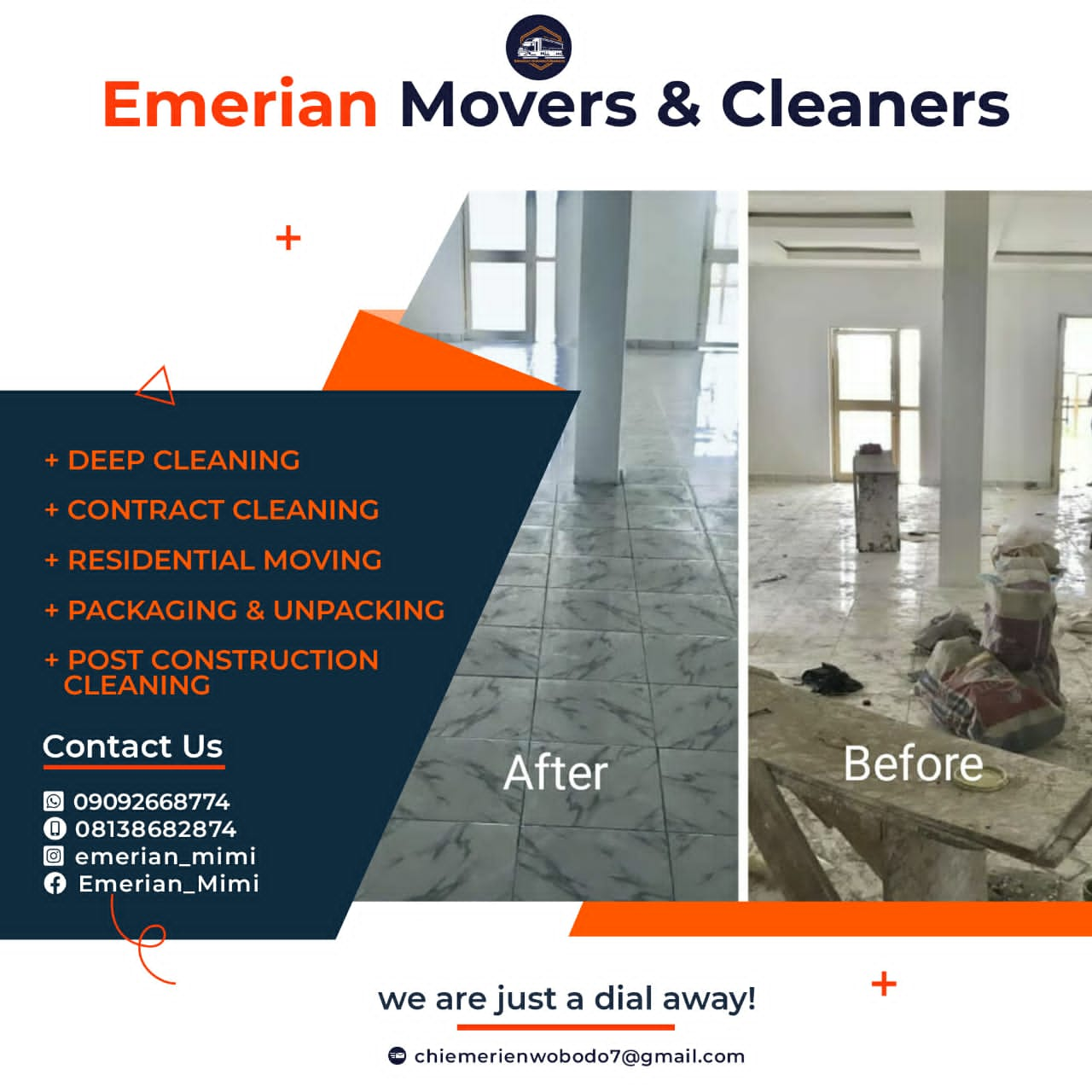 Emerian Cleaning and Moving Service